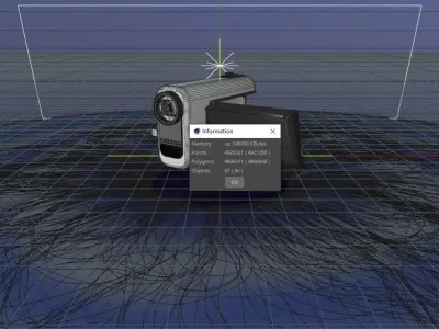 retina pupil 3C product eye eyeball sci-fi eye eyeball eye 3D model