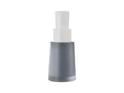 Frosted Glass Cosmetic Bottle  3D model