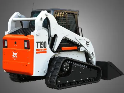 S185 Skid Steer - T190 Compact Track  Loaders  2 in 1 3D Model Pack