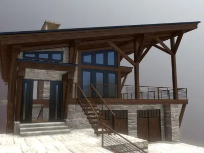 Superfuntimes Incomplete Fancy Cabin 3D model