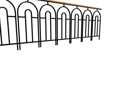 Fence 08 3D model