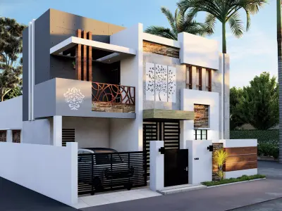 House 2 Low-poly 3D model purchase