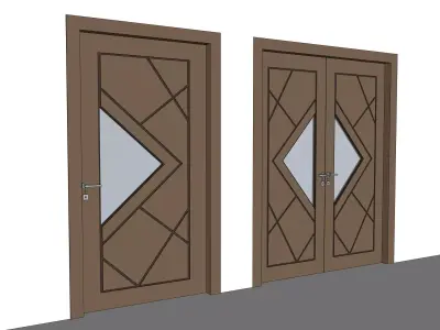 Modern Doors 3D model