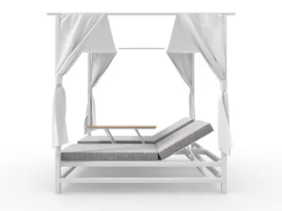 Poolside Cabana 15 3D model