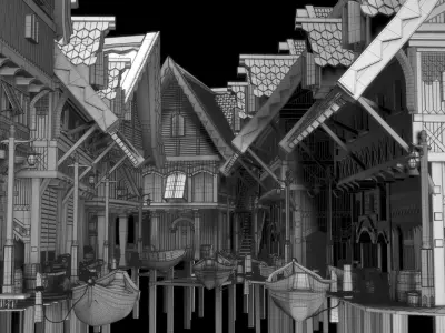 LAKETOWN ESGAROTH  3D model