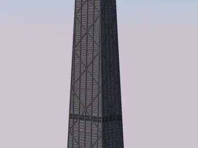 John Hancock Center 3D print model