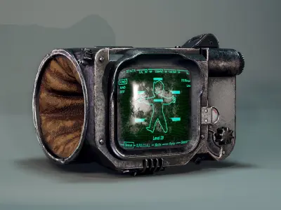 Pipboy - Fallout series Low-poly 3D model