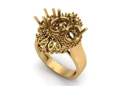 Jewelry ring 169 3D print model