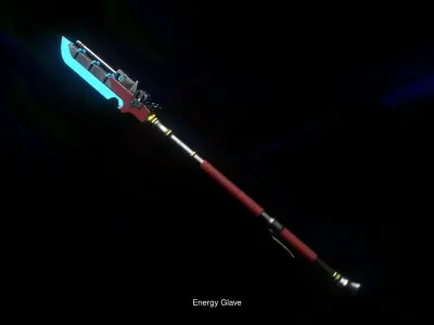 Set of sci fi weapons gameready 3D Model Pack