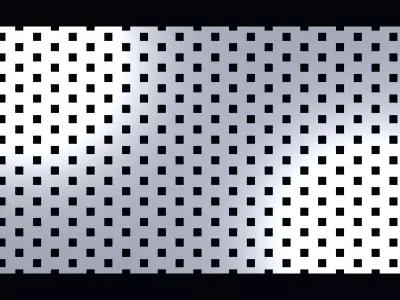 Perforated panel with 18 percent opening 25O139 3D model