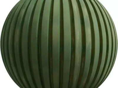 Olive Corrugated Metal  Texture