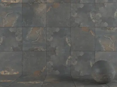 Stone Wall Tiles Kayah Rust 80x80 Set 1 Texture