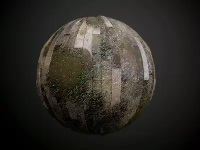 Wood Floor Planks Dirty Seamless PBR Teture Texture