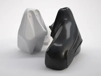 JONATHAN ADLER Ceramic Basset Hound 3D model