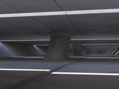  Futuristic Tunnel 