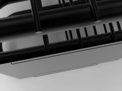 Refrigerator Condenser Coils 3D model