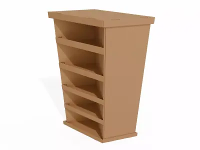 Point of Sale Cardboard Display Stand Texture