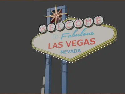 Las Vegas Sign 3D model