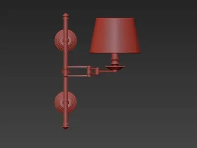 Favonius swing arm wall sconce 3D model