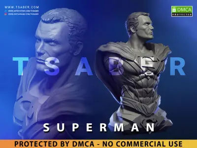 Superman Bust - DC Comics Collectibles 3D print model