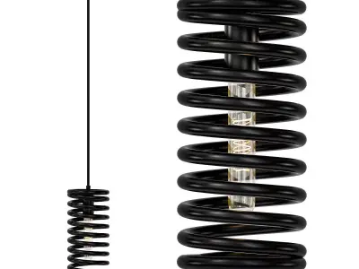 LUSSOLE spiral spring hanging 3D model