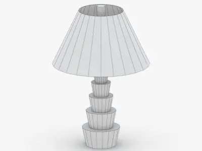 1365 - Table Lamp Low-poly 3D model