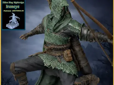 Elden Ring Nightreign Ironeye 3D print model