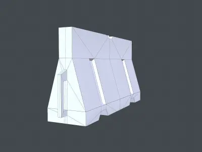 Barrier Free  Free low-poly 3D model
