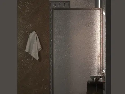 interior bathroom 3D model