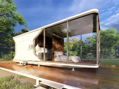 Capsule House X5 3D model