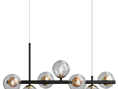 Cluster 7 Lamps 3D model