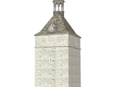 Beffroi - Belfry Gate Free 3D model