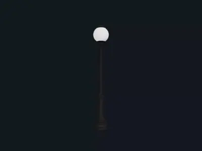 Street light 3D model 25