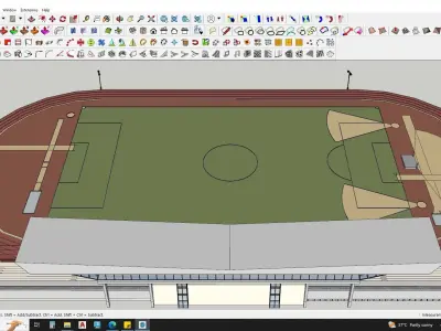 Contemporary Stadium 3d model 3D model