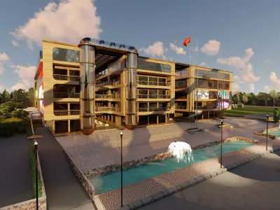 Atrium Shopping Center 3D model