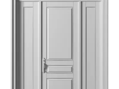 Entrance classic street Doors 3D model