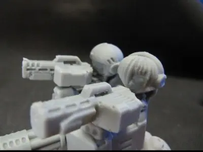 CHIBI-TECH SD - NATALYA PYTHON MK IV HATCH GUNNER 3D print model