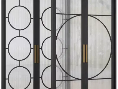Entrance door set178 3D model
