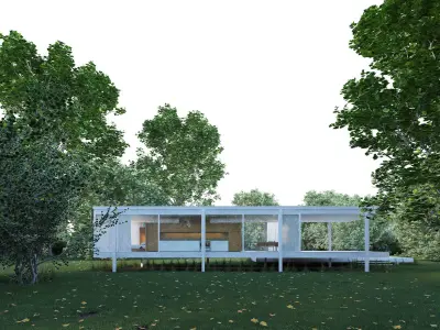 Farnsworth House 3D model