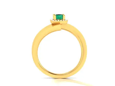 Women Ring 3D print model 57
