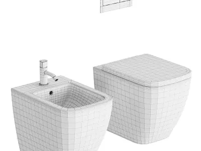 Hatria Bianca WC 3D model