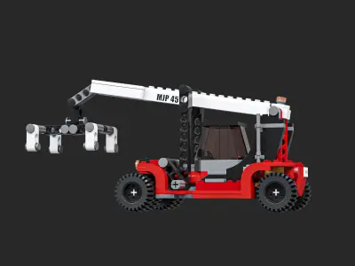 Lego 60336 Forklift truck 3D model
