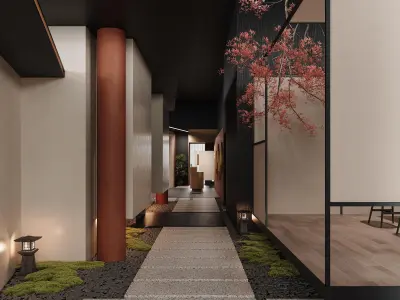        restaurant cafe  interior   3D model
