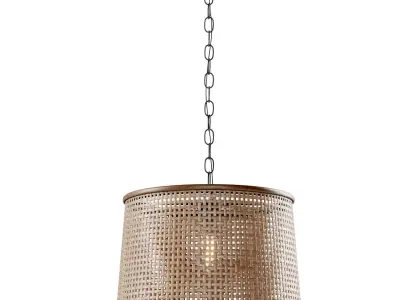 Rattan pendant light  3D model