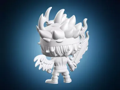 Clover Asta Anime Figure Miniature 3D print model