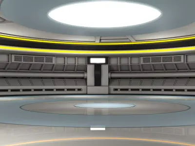 Sci Fi Room 3D model