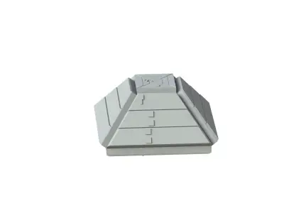 Sci Fi Object No 3199 Low Poly Low-poly 3D model