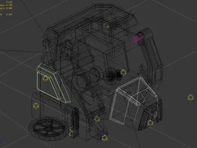 Machinery - Spacecraft - Functional Objects 016 3D model