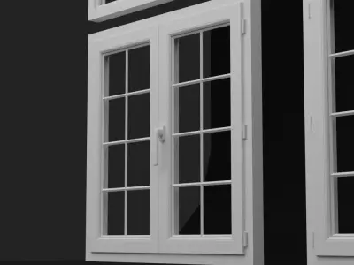 Basic Low-Poly Windows Low-poly 3D model