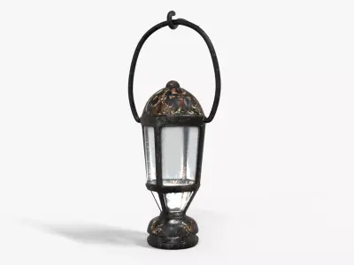 Turk light For christmas Low-poly 3D model